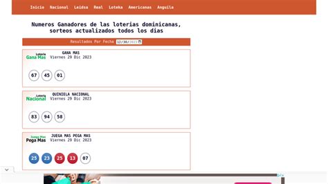 resultado de loteria dominicana|Resultados Lotería Nacional, Leidsa, Loto Real, Loteka y New York